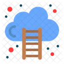 Escalera de nubes  Icono