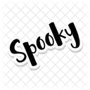 Espeluznante Halloween Aterrador Icono