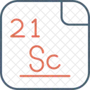 Escandio  Icono