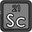 Escândio  Ícone