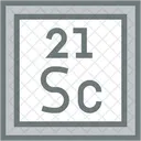 Escândio  Ícone