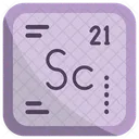 Escandio Quimica Tabela Periodica Ícone
