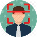 Escaneamento Facial Biometrico Seguranca Ícone