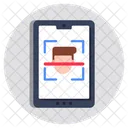 Escaneamento Facial Movel Escaneamento Facial De Smartphone Escaneamento Facial De Telefone Ícone