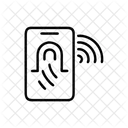 Escanear Huella Dactilar Para Pagar Icono