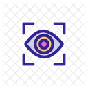 Biometrico Verificacao Olho Ícone