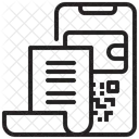 Escaneo de factura qr  Icono