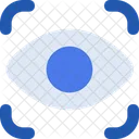 Escaneo Ocular Vision Seguridad Icono