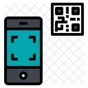 Telefono Inteligente Qr Codigo Icono