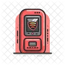 Biometrico Escaneo Seguridad Icono