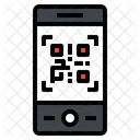 Telefono Inteligente Qr Codigo Icono