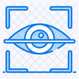 Escáner de retina  Icono