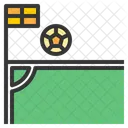 Escanteio Bandeira Escanteio Escanteio Flg Ícone