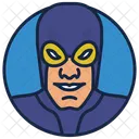 Escarabajo Azul Guerrero Superheroe Icono