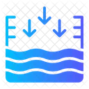 Escassez De Agua Diversos Fluxo Ícone