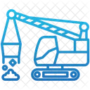 Escavacao Terraplenagem Construcao Ícone