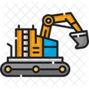 Construcao Materiais Maquinas Pesadas Ícone