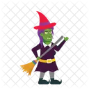 Escoba zombie  Icono