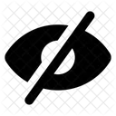 Ocultar Oculto Bloquear Icono