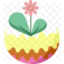 Escotilla De Flores De Pascua Icono