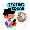 Equipe De Textos Messagerie Chat Icon