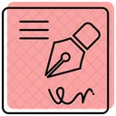 Escrita Literatura Composicao Icon