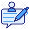 Escrever Comentario Feedback Comentario Icon