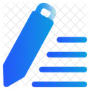 Escribir Escribir Pluma Icono