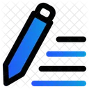 Escribir Escribir Pluma Icono