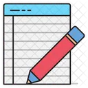 Escribir Bloc De Notas Notas Icono