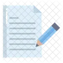 Mesa De Trabajo Documento Escribir Icono
