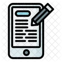 Escribir Blog Contenido Icono