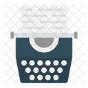 Escribir A Maquina Teclas Escribir Icono
