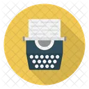 Escribir A Maquina Teclas Escribir Icono