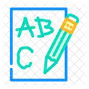 Escribir Alfabeticamente Escritura Alfabetica Abc Icono