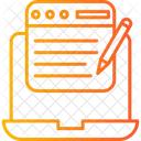 Redação de conteúdo  Ícone