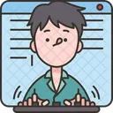 Escritor de conteúdo  Ícone