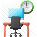 Escritorio Oficina Mesa Icono