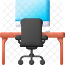 Escritorio Oficina Mesa Icono