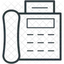 Escritorio Impressora Fax Ícone