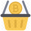 Cesta de bitcoins  Icono