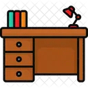 Escritorio Lugar De Trabajo Mesa Icono