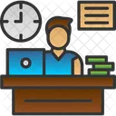 Escritorio Trabajo Oficina Icon