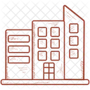 Cidade Escritorio Cidade Ícone