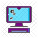 Escritorio Computadora Monitor Icon