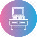 Escritorio De Computadora Icono