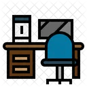 Escritorio de computadora  Icono