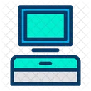 Escritorio de computadora  Icono