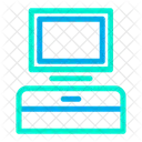 Computadora Mesa Monitor Icon