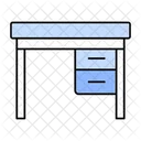 Escritorio De Computadora Mesa Oficina Icono